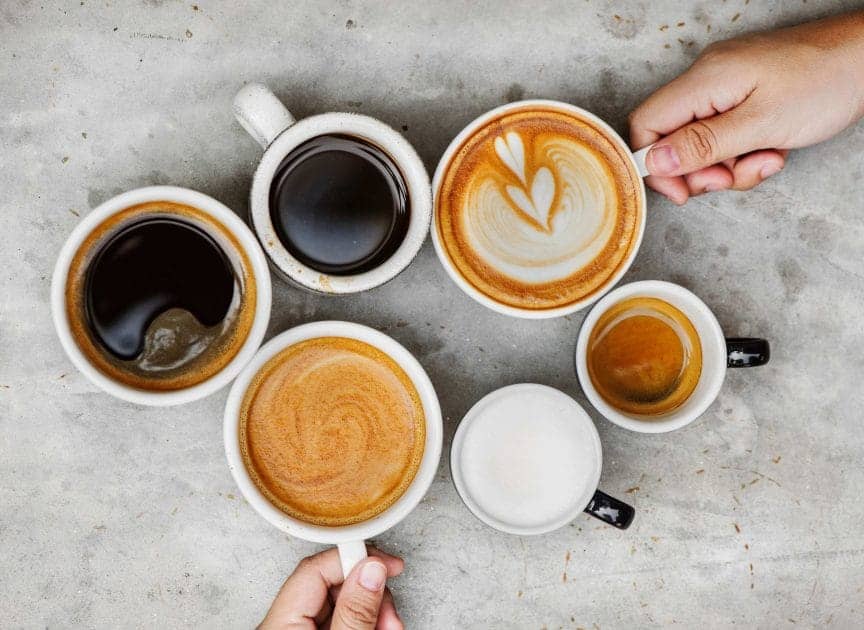 Classificação da bebida do café em xícaras com perfis diferentes de preparo