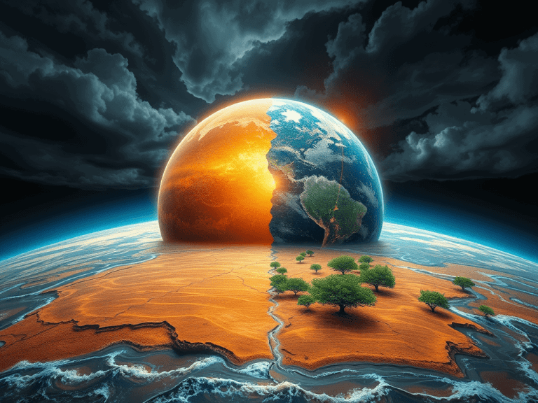 Aquecimento global e impacto do carbono na atmosfera