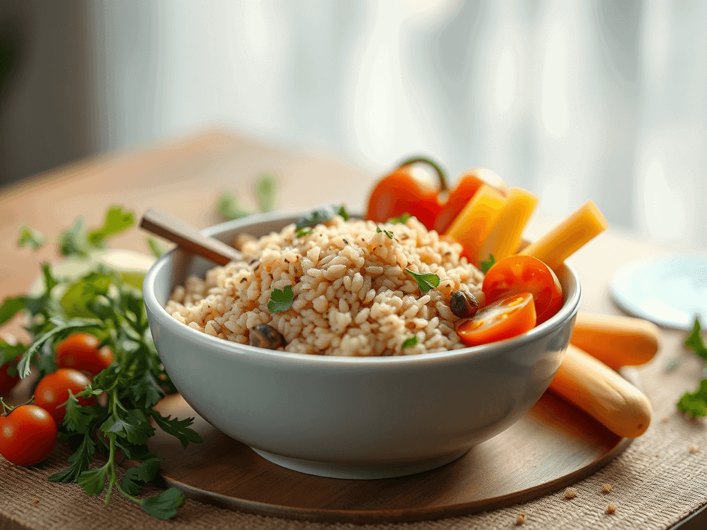 Símbolos representando o equilíbrio yin-yang na alimentação macrobiótica.