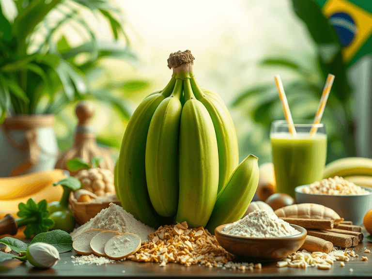 Farinha da banana verde