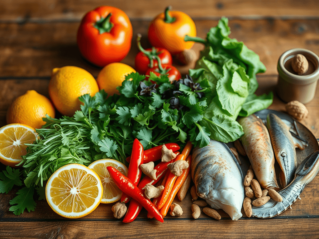 Energia através de alimentos saudáveis