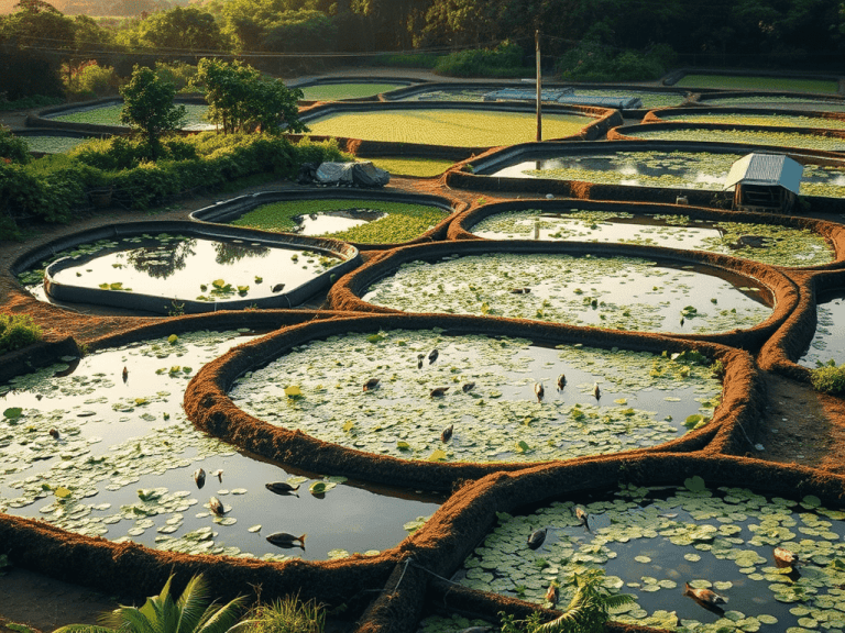 Piscicultura para iniciantes com viveiro escavado e manejo básico de peixes