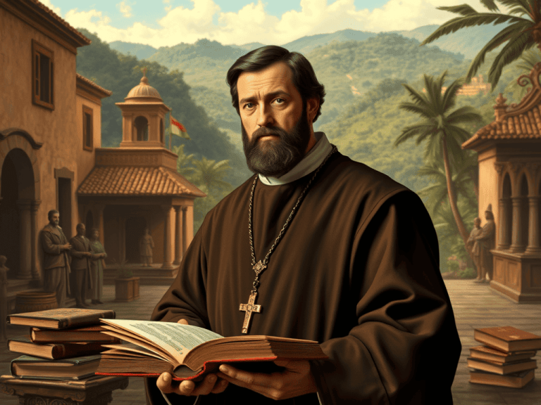 Uma imagem ilustrativa do Frei Vicente do Salvador